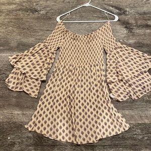 Off the shoulder dress